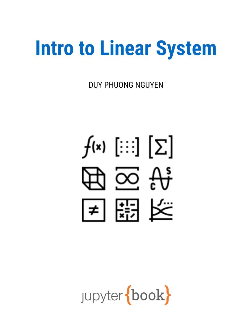 Intro to Linear System cover