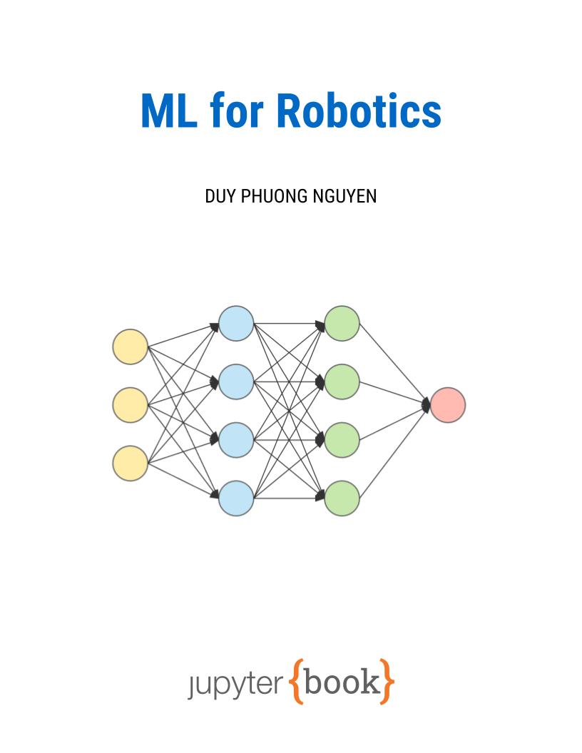 Machine Learning for Robotics cover